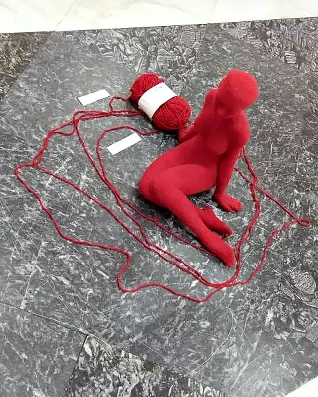Angela – Red Tangled Thread